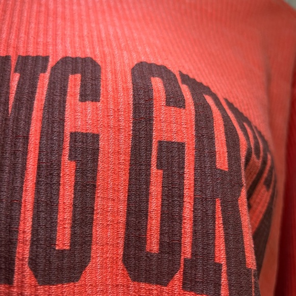 XS Bowling Green University Oversized Ribbed Texture Sweatshirt - Picture 4 of 16